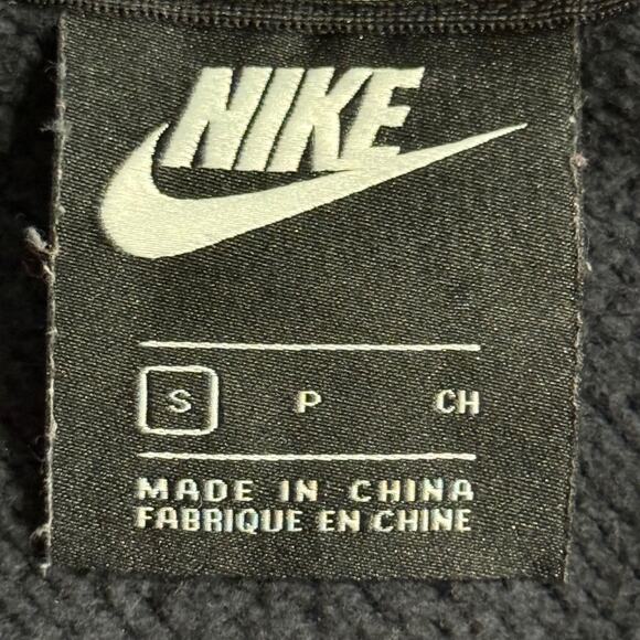 Nike Womens Sweatshirt Half-Zip Floral Pullover Black BQ8846-010 Size Small - Picture 3 of 9